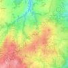 Carte topographique Villeneuve, altitude, relief