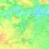 Carte topographique Le Séquer Névez, altitude, relief
