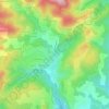 Carte topographique Luthe, altitude, relief