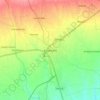 Carte topographique Paratwada, altitude, relief