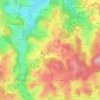 Carte topographique Les Puids, altitude, relief