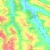 Carte topographique Le Baradieu, altitude, relief