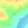 Carte topographique Dabaly, altitude, relief