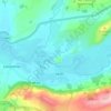 Carte topographique Dryslwyn, altitude, relief
