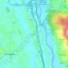Carte topographique Angunawala, altitude, relief