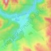 Carte topographique Buffalo Creek, altitude, relief