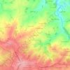 Carte topographique Le Petit Vivier, altitude, relief