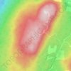 Carte topographique Red Mountain, altitude, relief