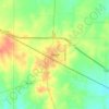 Carte topographique Electra, altitude, relief