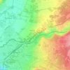 Carte topographique Cara, altitude, relief