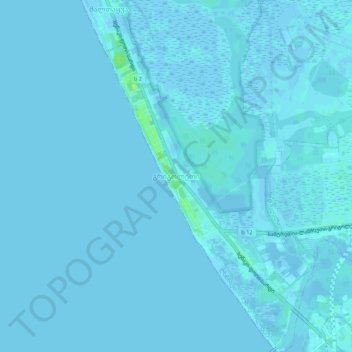 Carte topographique Grigoleti, altitude, relief