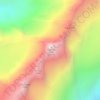Carte topographique Neptune Peak, altitude, relief