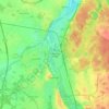 Carte topographique Chalette-sur-Loing, altitude, relief