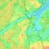 Carte topographique Vega, altitude, relief