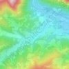 Carte topographique Edlach an der Rax, altitude, relief