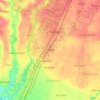 Carte topographique Pakisaji Kidul, altitude, relief