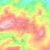 Carte topographique Tossal de Molines, altitude, relief