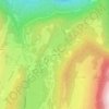 Carte topographique Les Allards, altitude, relief