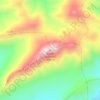 Carte topographique Djebel Boutaleb, altitude, relief