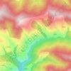 Carte topographique Brog, altitude, relief
