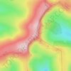 Carte topographique Cadair Berwyn, altitude, relief