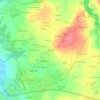 Carte topographique Le Plessis, altitude, relief