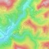 Carte topographique Les Crottes, altitude, relief