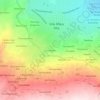 Carte topographique Los Angeles, altitude, relief