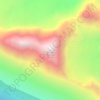 Carte topographique Saurian Mountain, altitude, relief