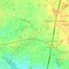 Carte topographique Drantum, altitude, relief