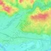 Carte topographique les Farcies, altitude, relief
