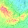 Carte topographique Mohamedia, altitude, relief