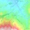Carte topographique Regoufe, altitude, relief