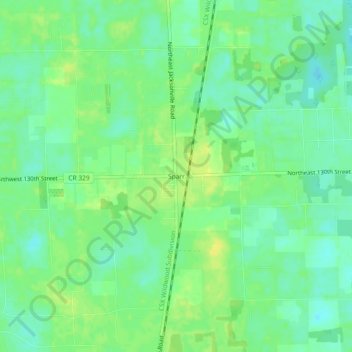 Carte topographique Sparr, altitude, relief