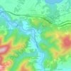 Carte topographique Ranón, altitude, relief