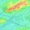 Carte topographique Schalbroek, altitude, relief