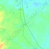 Carte topographique Bunnlevel, altitude, relief