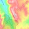Carte topographique Everest Mountain, altitude, relief