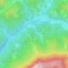 Carte topographique Lantsch, altitude, relief