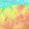 Carte topographique La Canauderie, altitude, relief