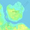 Carte topographique Pulau Rupat, altitude, relief