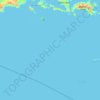 Carte topographique Dumoulin Islands, altitude, relief