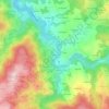 Carte topographique La Sauvanie, altitude, relief