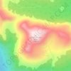 Carte topographique Cerro Colorado Plata, altitude, relief