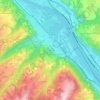 Carte topographique Le Charnoud, altitude, relief