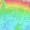 Carte topographique Les Blanchards, altitude, relief