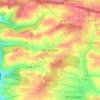 Carte topographique Bockschaft, altitude, relief