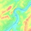 Carte topographique Riverville, altitude, relief