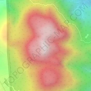 Carte topographique Mount Tabayoc, altitude, relief