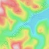 Carte topographique Meggethead, altitude, relief